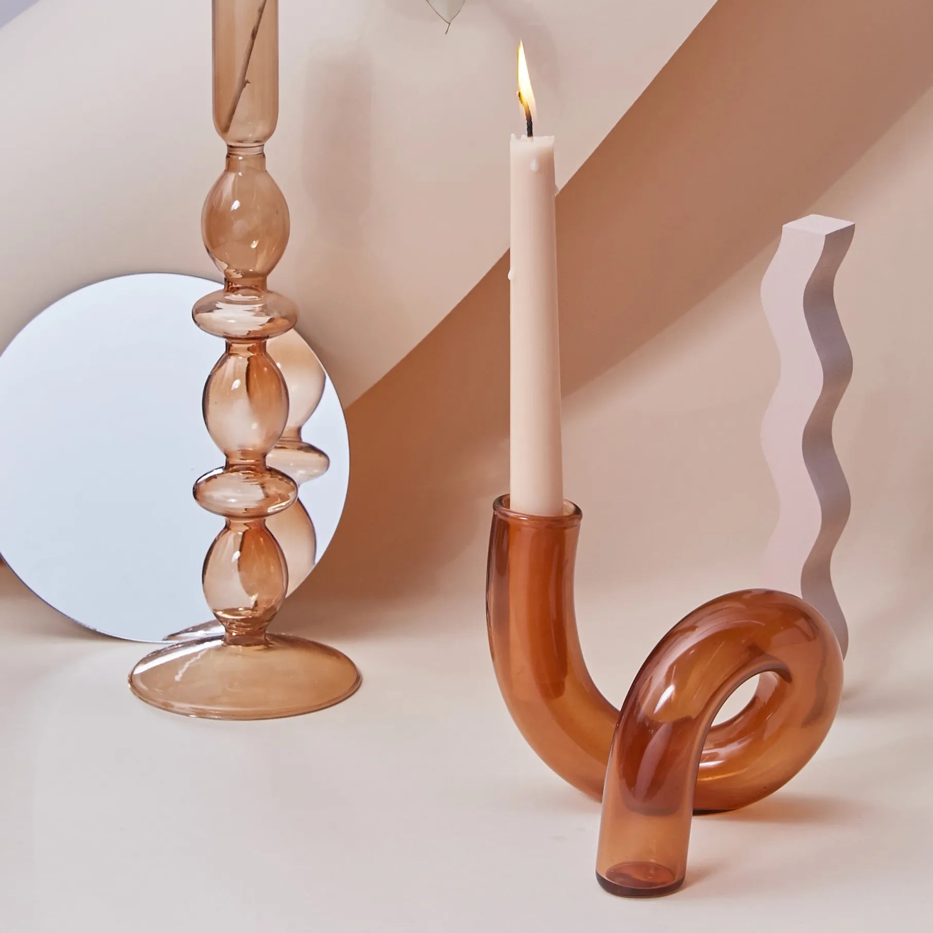 Soft Curve Glass Vase