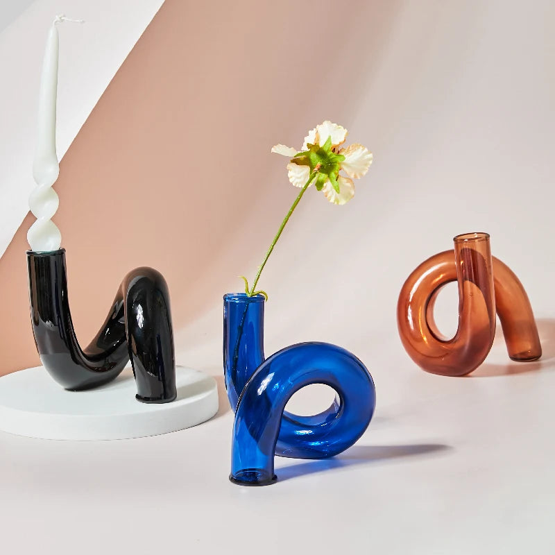 Soft Curve Glass Vase