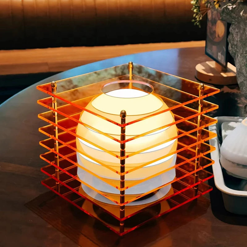 Solar Grid Acrylic Lamp