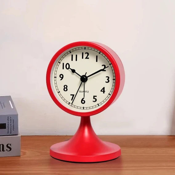Nordic Vintage Metal Alarm Clock - Modern Nostalgia 