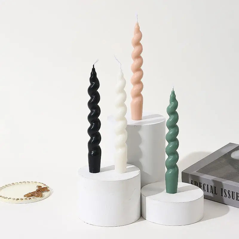 Modern Spiral Candle