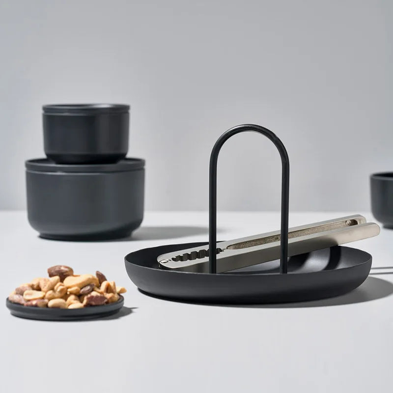 Nordic Minimalist Circular Storage Tray - Modern Nostalgia 