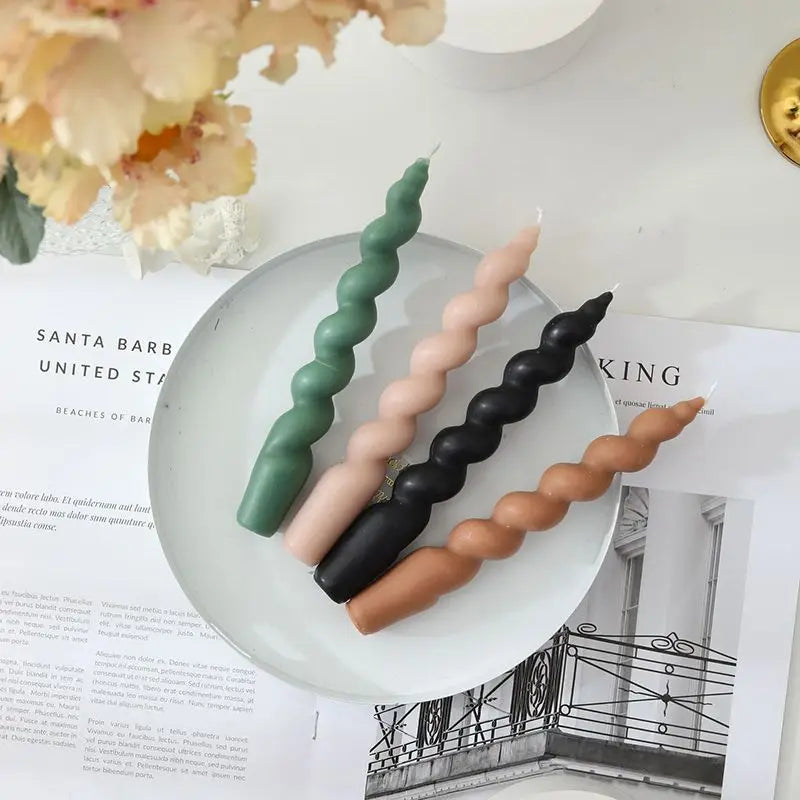 Modern Spiral Candle