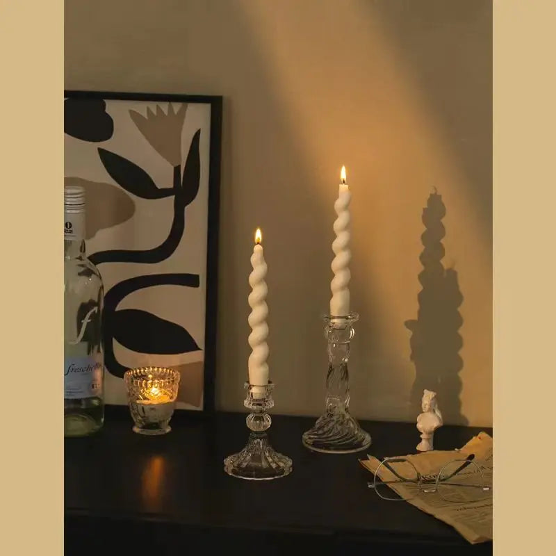 Modern Spiral Candle