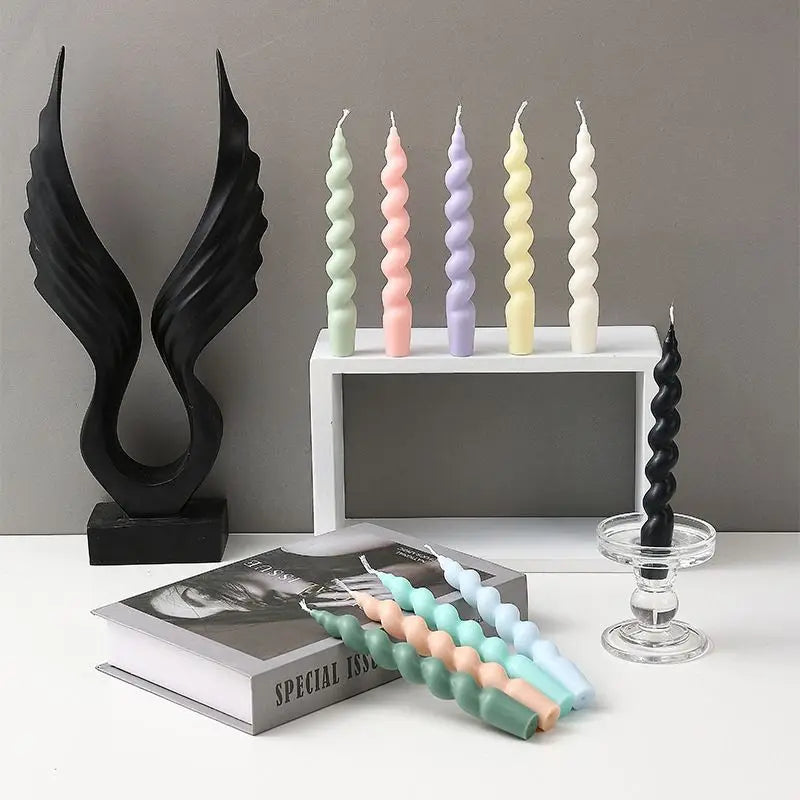 Modern Spiral Candle