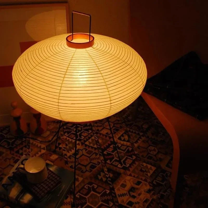 Japanese Rice Paper Floor Lamp - Modern Nostalgia 