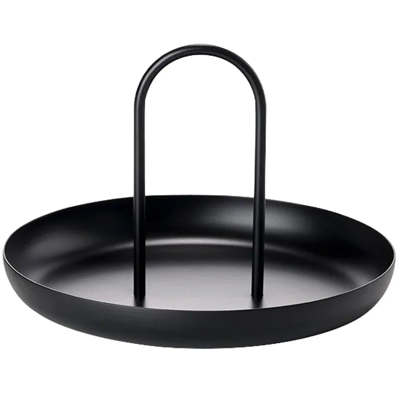 Nordic Minimalist Circular Storage Tray - Modern Nostalgia 