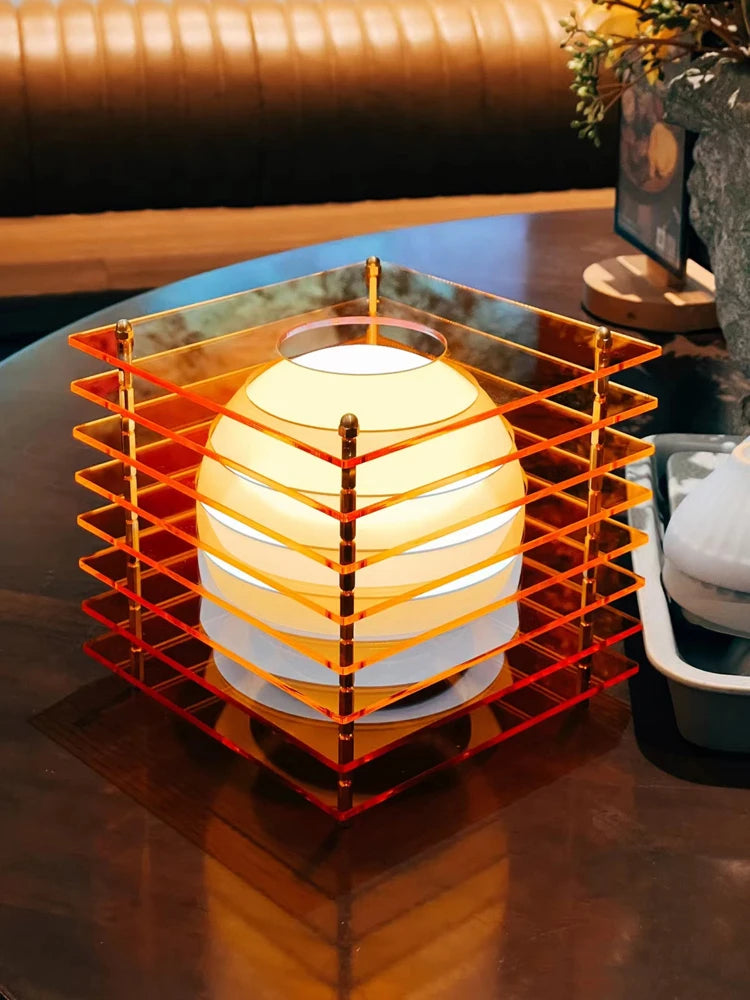 Solar Grid Acrylic Lamp