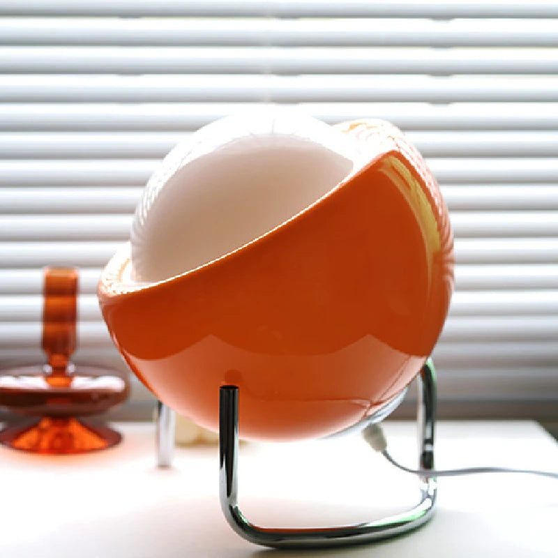 Bauhaus-Inspired Retro Glass Table Lamp - Modern Nostalgia 