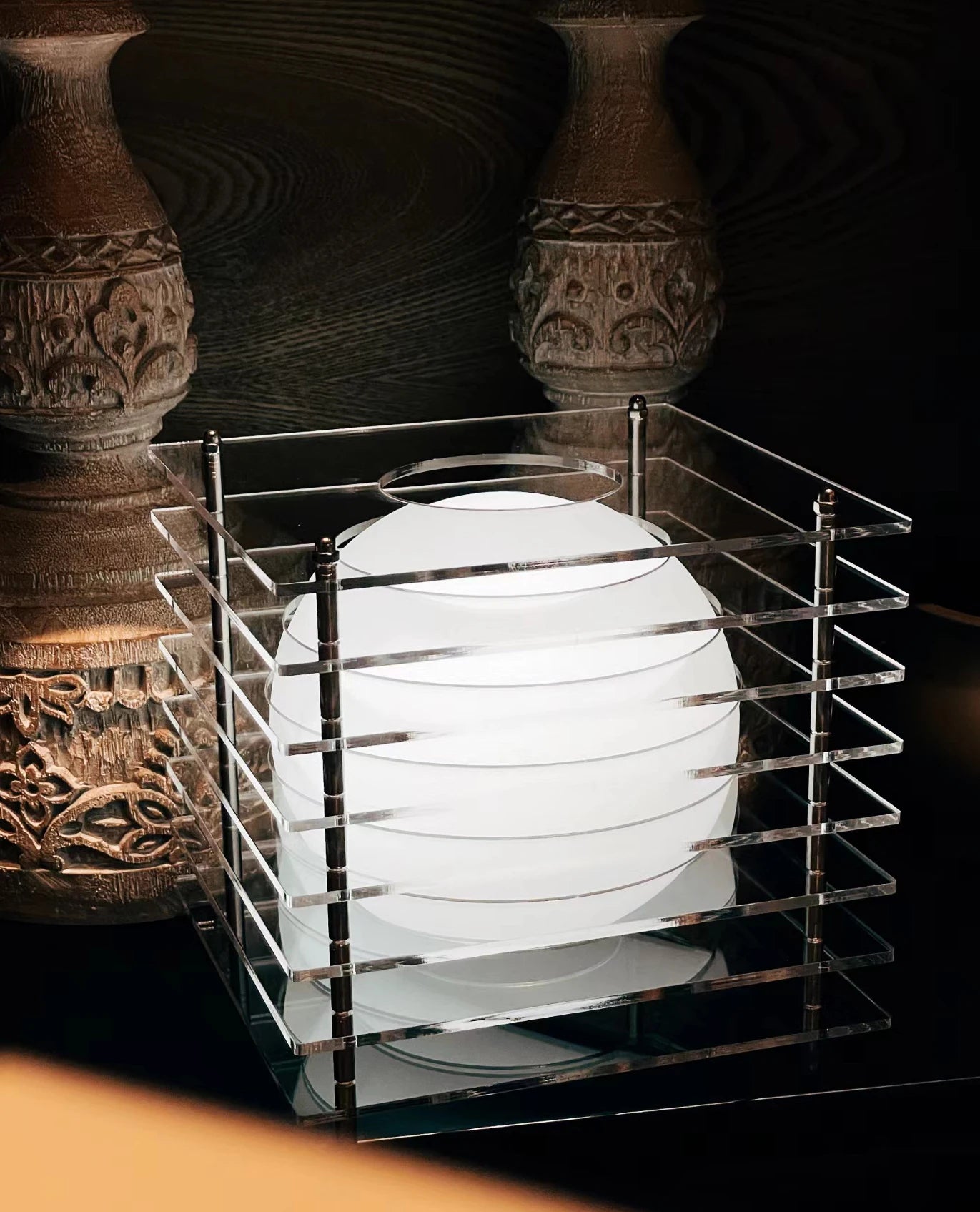 Solar Grid Acrylic Lamp