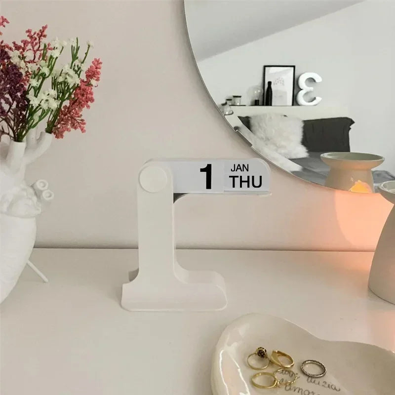 Desktop Flipping Perpetual Calendar - Modern Nostalgia 