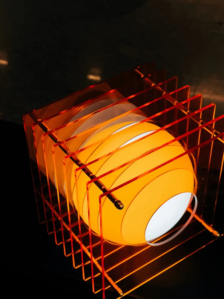 Solar Grid Acrylic Lamp